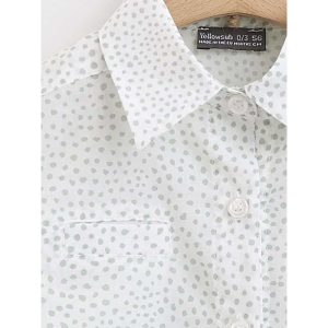 shirt dots matcha 2