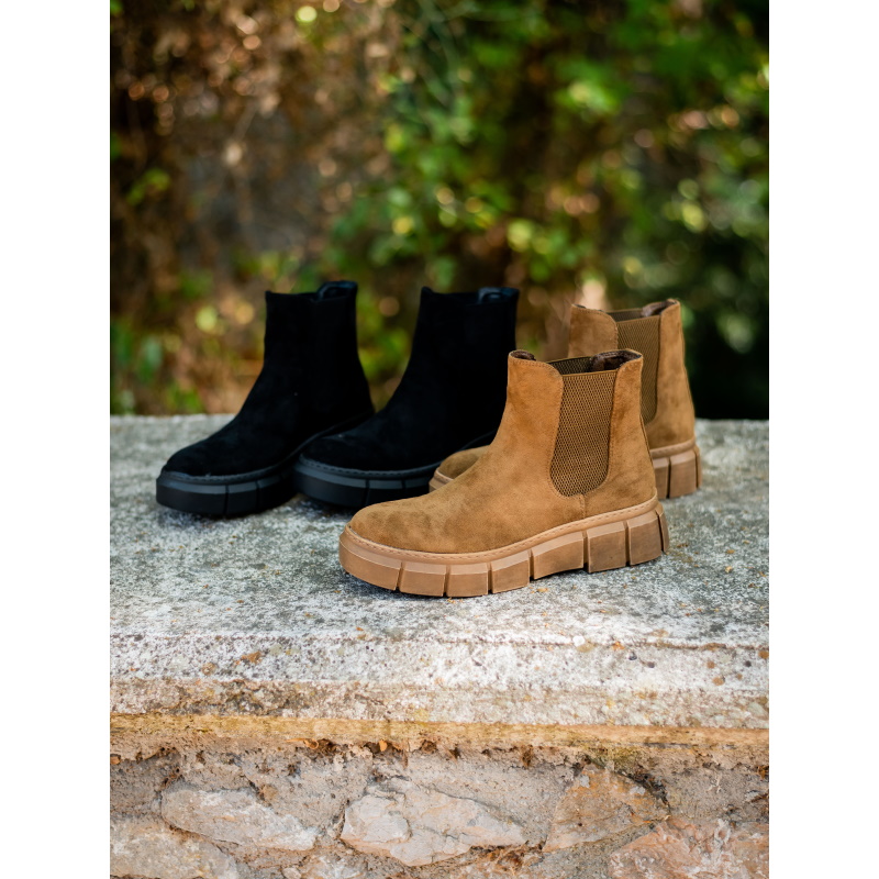 SUEDE BOOTIES-Island Boutique by Elsa Toli
