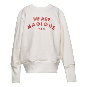 T-SHIRT EFFECT WE ARE MAGIQUE SWEATER-Island Boutique by Elsa Toli