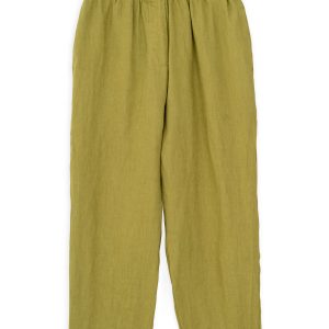 Linen Jogger Pants Philosophy Green-Island Boutique by Elsa Toli
