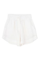 Linen Shorts Philosophy White-Island Boutique by Elsa Toli