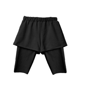 Monochrome 2 Piece Leggings/Shorts Kid Black-Island Boutique by Elsa Toli