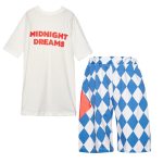 Arlequin Set W/top & Allover Shorts Kid- Plaids-Island Boutique by Elsa Toli